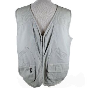 Columbia Vintage Fishing Vest Medium Tan 90s -Multiple Pockets